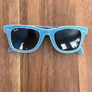 NWOT Denim Ray Ban Sunglasses